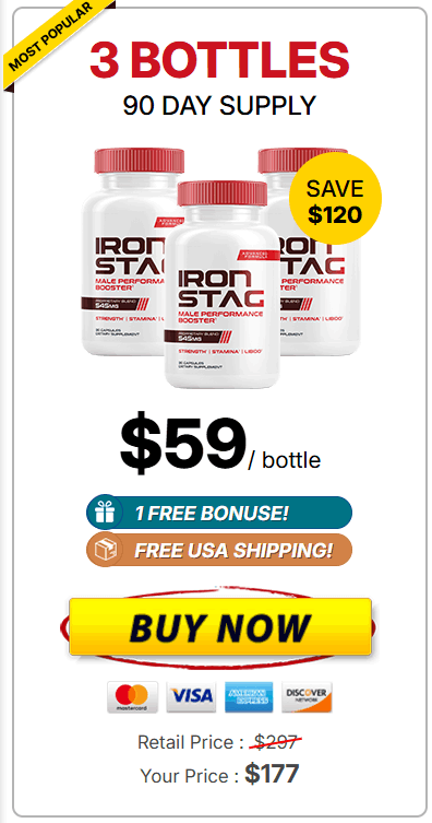 Buy Iron Stag 3 Bottle